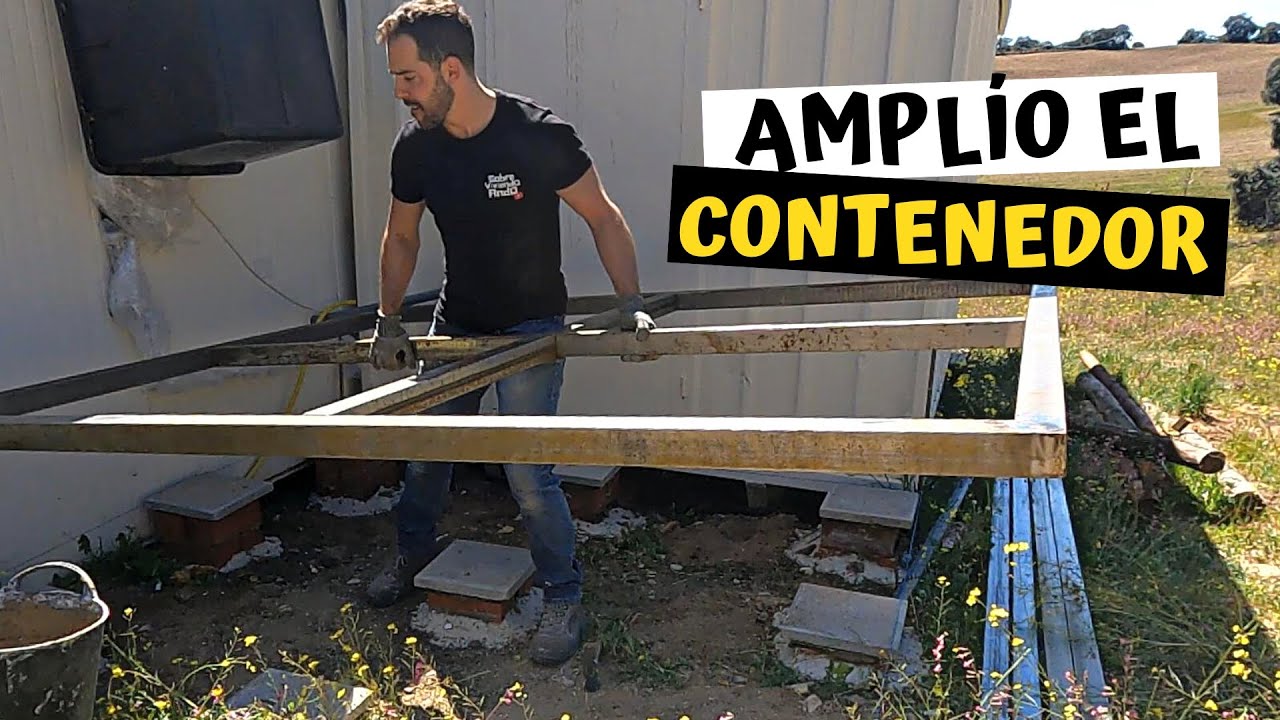 AMPLIAR el Segundo CONTENEDOR 🤯 para hacer más GRANDE la CASA CONTAINER 🏠